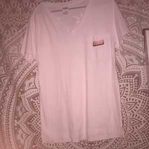 PINK v-neck tee